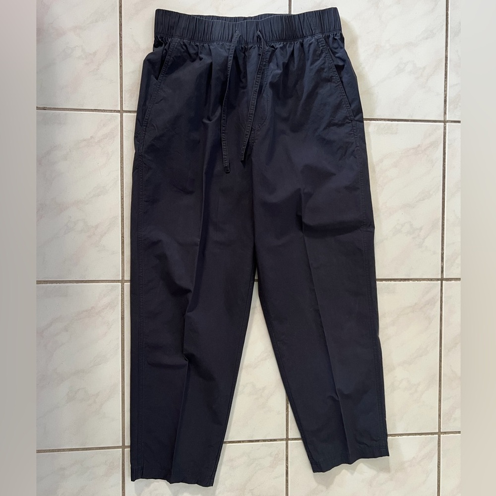 COS - Men's Relaxed Fit Tapered Trousers - Navy